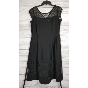 City Chic Black Lace Dress